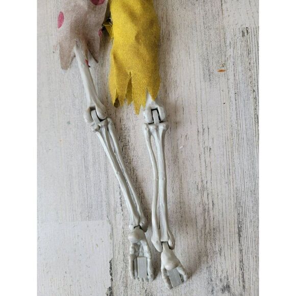 Paper magic 2010 hanging Halloween skeleton clown AS IS prop Decor home scary - Picture 6 of 10